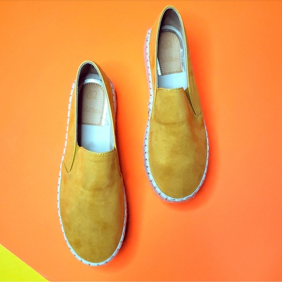 🚨LAST PAIR//The Lauren//yellow espadrille sneaker - Picture 3 of 5